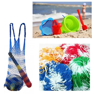 Sac à Maille Porte Jeux 80 CM Sac De Plage Mer Été Enfants Sable 638 - Picture 1 of 1