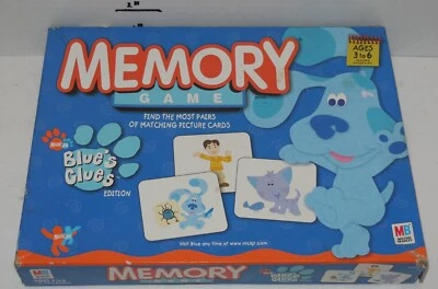2003 MB Milton Bradley Blues Clues Memory game 100% Complete - Image 1 of 4