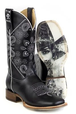 Bota Western Tin Haul "Midnight Paisley" Foto 1 de 3