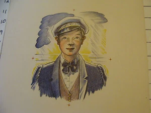 Charles E. Pont PROOF from 1939 Circus Boat book: CABIN BOY IN FULL COLOR - Picture 1 of 2