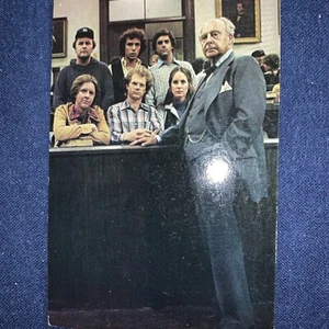 The paper Chase TV show color postcard pre-signed John Houseman - Picture 1 of 2