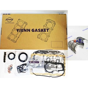 N843 Metal Kit Main Rod Bearing+Full Gasket Kit For Shibaura D33 DX31 Tractor - Picture 1 of 3