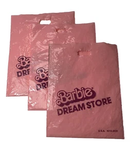 3 Vintage Barbie Dream Store rosa Einkaufstaschen 1982 - Bild 1 von 2