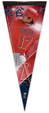 SHOHEI OHTANI Los Angeles Angels SLUGGER MLB Baseball Premium Felt PENNANT Cover