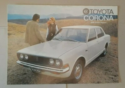 Toyota Corona Brochure c.1971 - 1500 Deluxe Sedan - Image 1 of 2