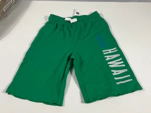 GAP Kids Hawaii Green 100% Recycled Athletic Sweat Shorts Size M (8) - Picture 1 of 6