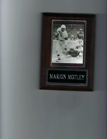 MARION MOTLEY PLAQUE CLEVELAND BROWNS FOOTBALL NFL Cover