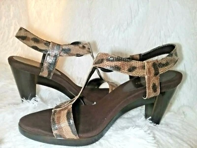 *NUEVO EN CAJA* 9 1/2 M ~ Aerosoles para mujer "VENTRÍLOCUO" Cuero ~ Lt Brn Prnt ~ Bombas  Foto 1 de 4