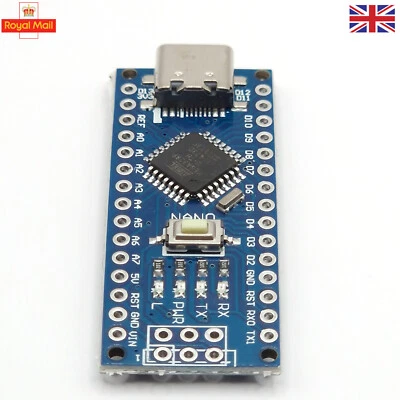 Arduino Nano V3.0  Compatible ATmega328p with bootloader USB-C Development Board - Image 1 of 4