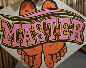 Vintage 70s MASTER. Iron On Transfer. G11 - Picture 1 of 1