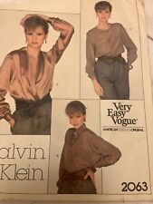 Very Easy Vogue Calvin Klein 2063 Vintage