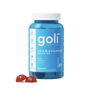 Ashwagandha & Vitamin D Gummy - 60 Count - Mixed Berry, KSM-66, Vegan, Plant Bas - Picture 1 of 8