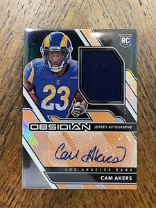 Cam Akers 2020 Panini Obsidian Orange RPA Rookie Auto Jersey Patch 23/99 Rams - Picture 1 of 1