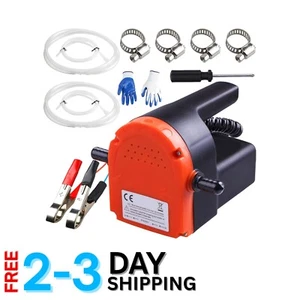 12V Oil Change Pump Plastic 100W Suction Transfer Fluid Auto Marine Boat Truck - Picture 1 of 8
