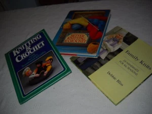 3 KNITTING & CROCHET HC BOOKS LOT~PATTERNS, DEBBIE BLISS, MCCALLS, NEEDLEWORK - Picture 1 of 8