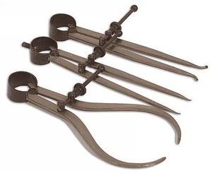 Kamasa Caliper & Divider Set 3 Piece - 6" External Internal Caliper - Picture 1 of 8
