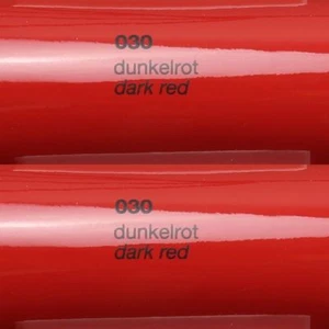4,5€/m² 1m x0,63m Möbelfolie Dunkel Rot 030 GLANZ Folie Oracal 621 Plotterfolie - Bild 1 von 2