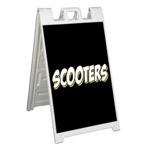 ROLLER Signicade 24x36 Rahmen Bürgersteig Schild Banner Aufkleber MIET ELEKTRISCH - Bild 1 von 9