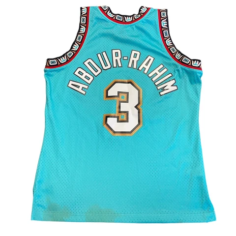 100% Authentic Mitchell & Ness 96-97 Grizzlies Shareef Abdur-Rahim Jersey 44 L Cover