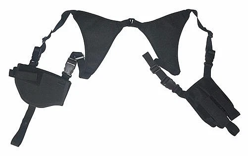 Concealed Double Shoulder Holster w/ Pouch Fits Full Guns .40 .45 Size 22 268B - Image 1 of 1