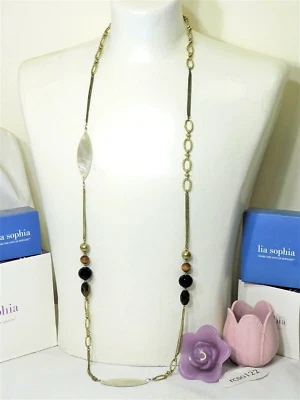 Collar "ALEXANDER'S CHOICE" Familia Kiam Lia Sophia, M-O-P, Ojo de Tigre, 46-49" Foto 1 de 4