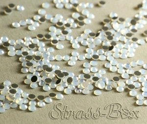 Hotfix WHITE OPAL Weiss SS10 Stückzahl wählbar zum Aufbügeln Glitzer Profi - Bild 1 von 18