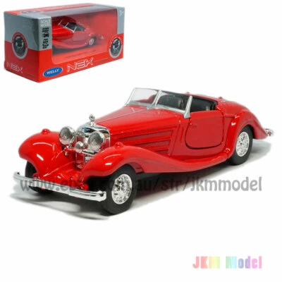 1:43 Mercedes Benz 500K 1936 Model Car Diecast Toy Vehicle Collection Kids Gift - Изображение 1 из 4