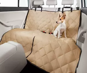 Auto-Schondecke Autodecke Hundedecke 1,35 × 1,35 m beige/kaki Schutz vor Schmutz - Bild 1 von 1