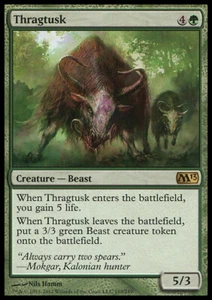 MTG THRAGTUSK EXC SIGNED - THRAGTUSK - M13 - MAGIC - Imagen 1 de 1