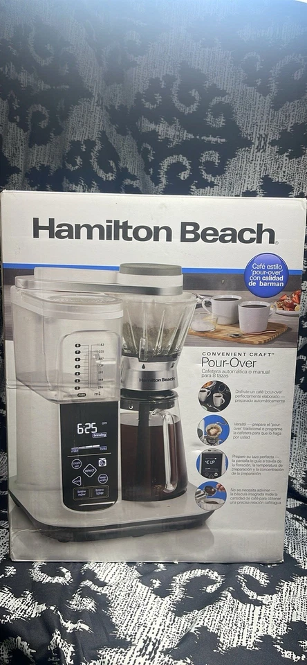 Hamilton Beach 8 Cup Convenient Craft Automatic or Manual Pour Over Coffee Brew - Image 1 of 1