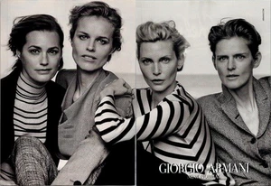 2016 •  Giorgio Armani • 2 Page Print Ad • Fashion ADS.81 - Picture 1 of 2