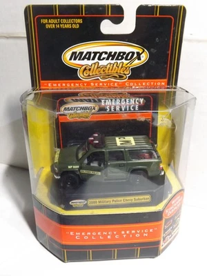 Chevy Suburban 2000 Matchbox Collectibles Emergency Service 2000 policía militar Foto 1 de 4