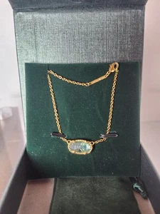 Zekriopp 19 Zoll grüner Quarz Anhänger und Messingkette - Bild 1 von 3