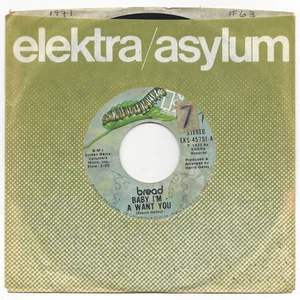 BREAD, "BABY I'M A WANT YOU" - Picture 1 of 3