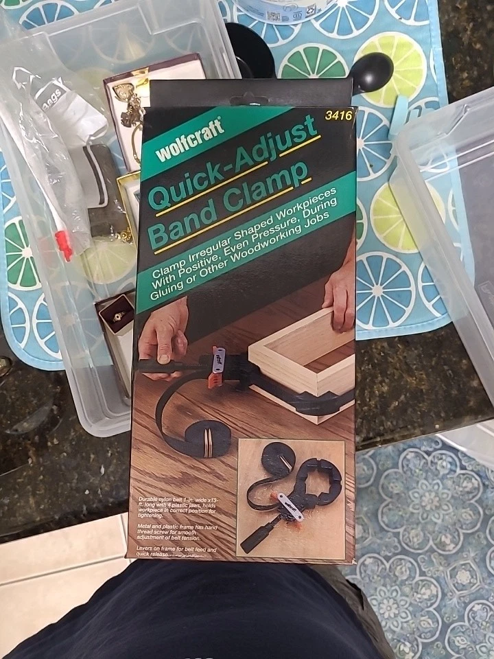 Herramienta de carpintería Wolfcraft abrazadera de banda de ajuste rápido Foto 1 de 1