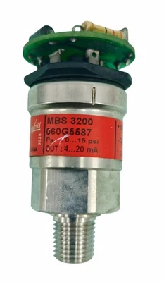 Danfoss MBS 3200 060G5587 Pressure Trasmitter Sensor 9 34 VDC 0.15 psi 4.20mA ✅ - Image 1 of 4