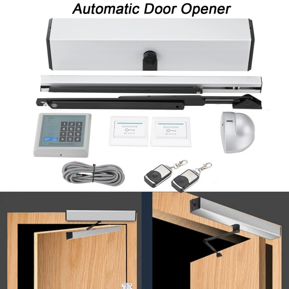 Electric Residential Swing Automatic Door Opener Closer Operator 50W 100V-240V - Image 1 of 4