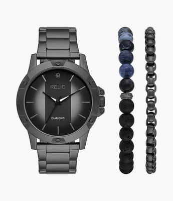 Relic by Fossil Men's Rylan Quartz Stainless Steel Diamond Watch ZR97000 - Image 1 of 4