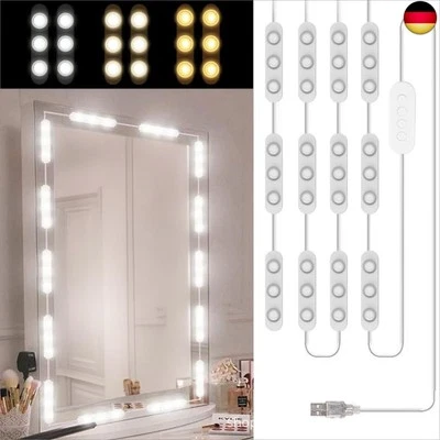 MARKE LITINLIV Litinliv 5M Spiegelleuchte mit 60 Leds, 3 Farben Dimmbar Spiegel Beleuchtung,