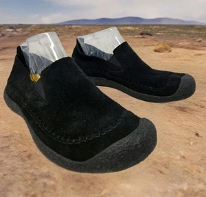 Keen Mens Howser Outdoor Suede Slip Ons Shoes Sz 8.5 Roomy Comfort Easy On Off - Picture 1 of 12