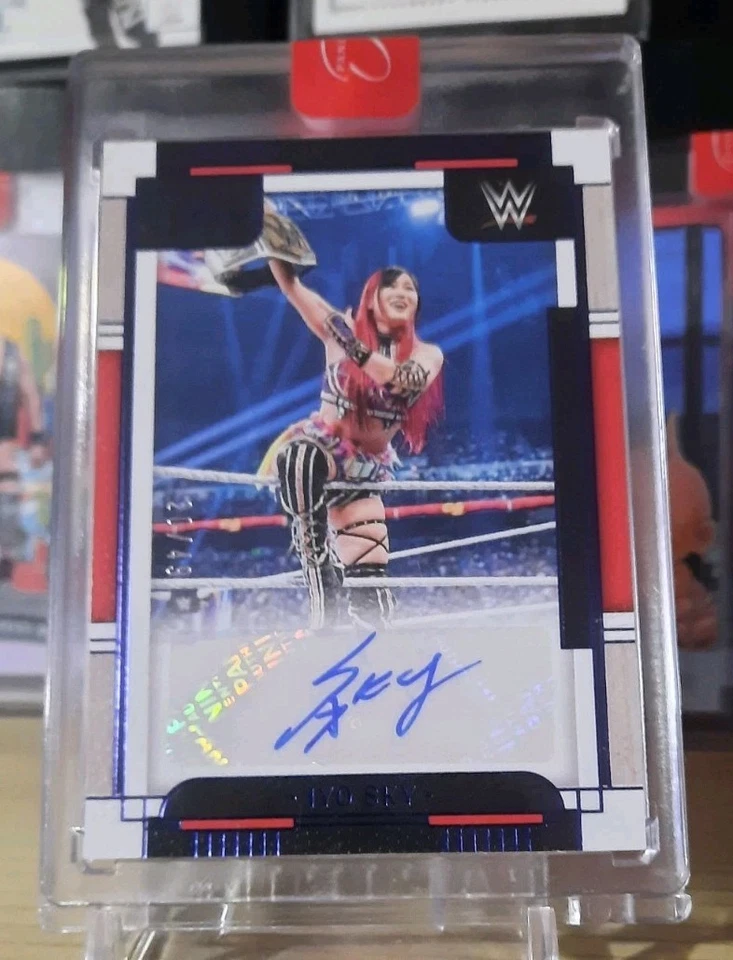 2024 WWE PANINI THREE COUNT! IYO SKY! TIMELESS MOMENTS AUTOGRAPH! - Image 1 of 4