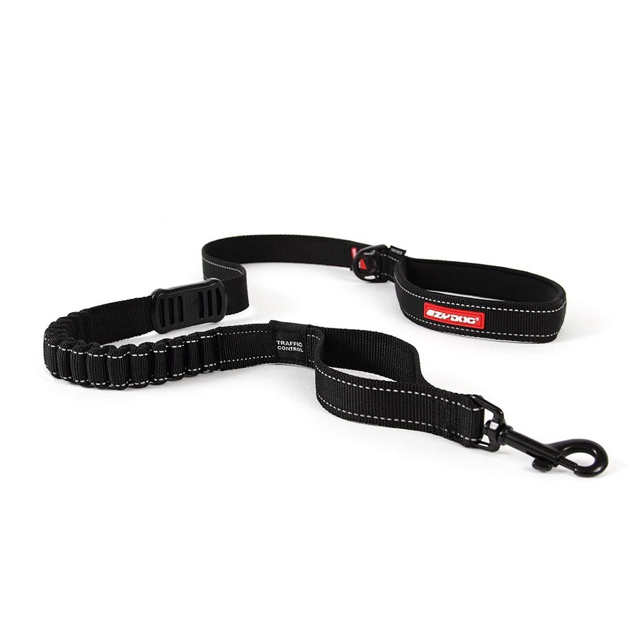EZYDOG Zero Shock Absorbing Dog Lead | All Colours | 48" /120 CM Black