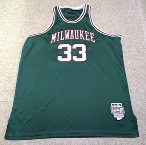 1971-72 Milwaukee Jabbar Mitchell Jersey #33 Size 58 Men Sleeveless   - Picture 1 of 4