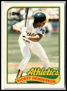 1989 Topps Traded #48T Rickey Henderson - Picture 1 of 2