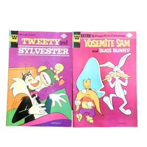 Yosemite Sam and Bugs Bunny Comic Book #25 1974 Looney Tunes Plus Tweety #41 - Picture 1 of 5
