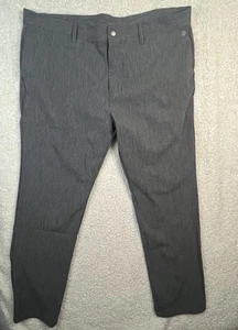 NEW Adidas HA6214 Men's Grey Black Golf Crosshatch Pants Size 42/32 - Picture 1 of 10