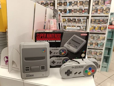 NINTENDO CLASSIC MINI: SUPER ENTERTAINMENT SYSTEM - 2 Controllers - Gray - Image 1 of 4