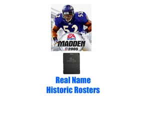 Madden NFL 2005 Historic Teams Unlocked Real Names Madden Card PlayStation 2 PS2 - Picture 1 of 1