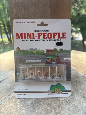 Bachmann HO Scale 3309 Mini-People People at Leisure NIP - Image 1 of 3