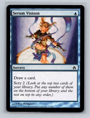 MTG Magic the Gathering Serum Visions (36/165) Fifth Dawn LP - Image 1 of 2